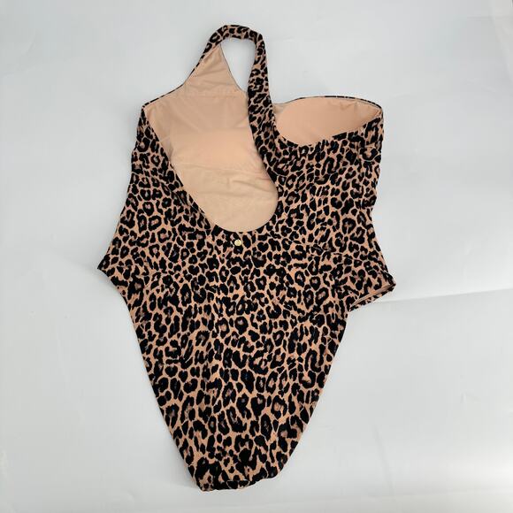Victoria's Secret One Shoulder Animal Printed One Piece Swimsuit Size XL - Picture 7 of 8
